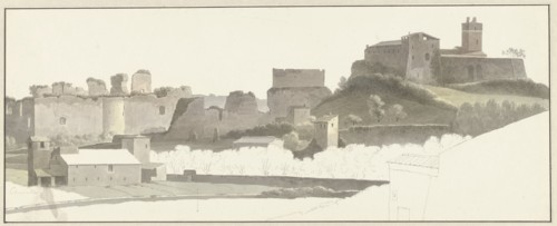 The Baths of Caracalla in Rome, c.1809-c.1812. Creator: Josephus Augustus Knip.