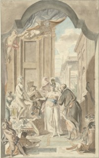 Pallas Athens in the Prometheus studio, 1752-1819. Creator: Juriaan Andriessen.