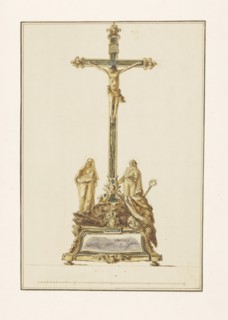 Design for a crucifix, c.1775-c.1785. Creator: Luigi Valadier.