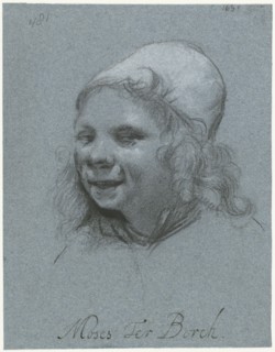 Smiling Self-portrait, from the Side, 1661. Creator: Moses ter Borch.