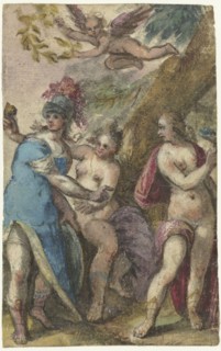 The judgment of Paris, c.1593-c.1662. Creator: Paulus van Wtewael.
