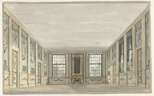 Design for a theater decor of an interior, 1779. Creator: Pieter Barbiers.