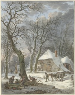 Winter landscape, 1759-1842. Creator: Pieter Bartholomeusz. Barbiers.