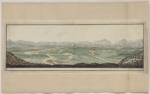 Valley with twenty-five farmsteads, 1777-1786. Creators: Robert Jacob Gordon, Johannes Schumacher.