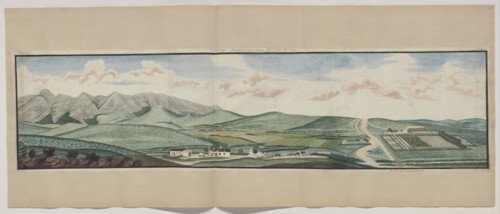 View of the Drostdy, 1777-1778. Creators: Robert Jacob Gordon, Johannes Schumacher.