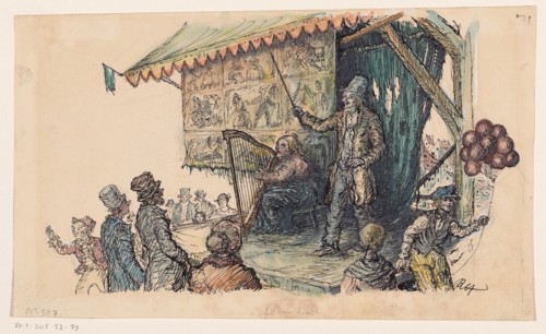 Kermis Fair singer, 1900-1999.  Creator: Unknown.