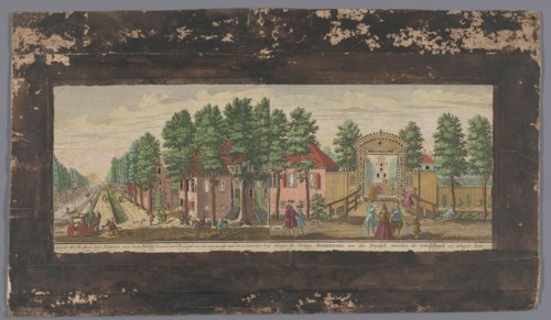View of the Inn De Schulp and the Herberg Rozendael on the Ringdijk in Amsterdam, 1700-1799. Creator: Anon.