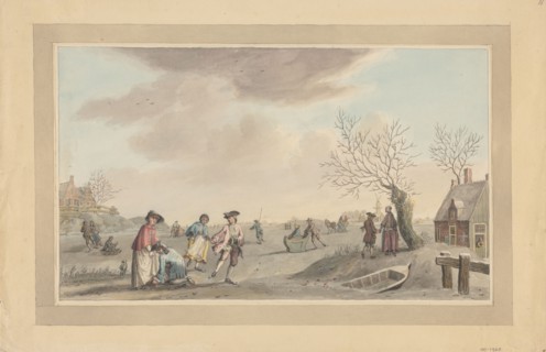 Ice scene, 1700-1800. Creator: Anon.