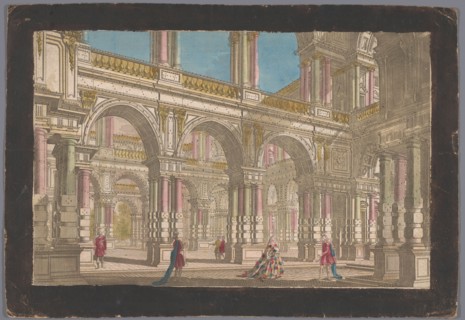 View of the interior of a structure, 1700-1799. Creator: Anon.