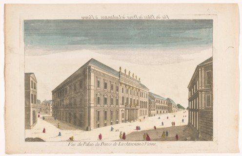 View of the Stadtpalais Liechtenstein in Vienna, 1700-1799. Creator: Anon.