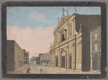 View of the Bologna Cathedral, 1700-1799. Creator: Anon.