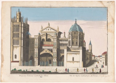 View of the Toledo cathedral, 1700-1799. Creator: Anon.