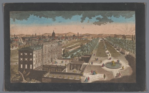 View of the Villa Boncompagni Ludovisi in Rome, 1700-1799. Creator: Anon.