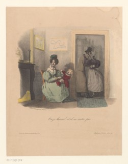 The cheated wife, 1830-1831. Creators: Anon, Nicolas-Louis Delaunois, Martinet Hautecoeur.