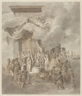 Allegory on the government of King William I, 1838, 1838. Creator: Anon.