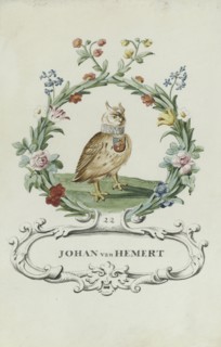 Cartoon of Johan van Hemert, 1710-1720. Creator: Anon.