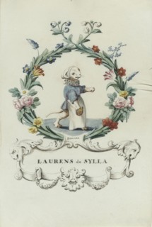 Cartoon of Laurens Sylla, 1710-1720. Creator: Anon.