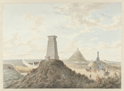 Monuments at Waterloo, 1815, 1815-1820. Creators: Anon, Gerrit Lamberts.