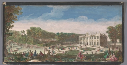 View of the small ground floor of the garden of the Château de Marly, 1700-1799. Creators: Anon, Jacques Rigaud.