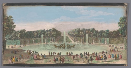 View of the Bassin d'Apollon in the garden of Versailles, 1700-1799. Creators: Anon, Jacques Rigaud.