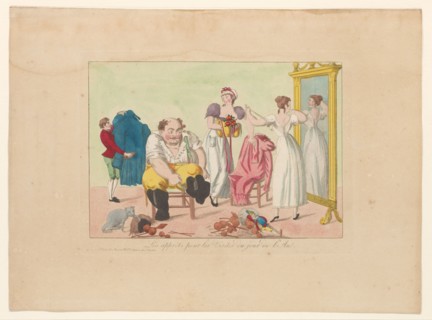Preparation for visits on New Year's Day, c.1813-c.1815. Creators: Anon, Chez Basset.