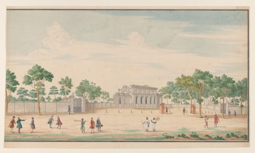 The Uytlught Country House, Colombo, c.1750. Creator: B. van Lier.