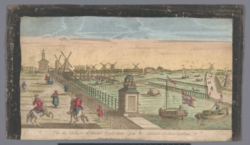 View on the Hogesluis on the Amstel, Amsterdam, 1700-1799.  Creator: Anon.