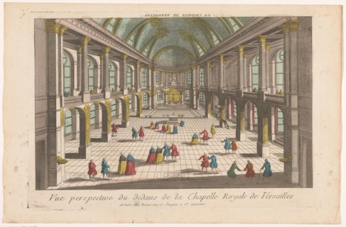 View of the interior of the Palace of Versailles, 1700-1799. Creator: Anon.