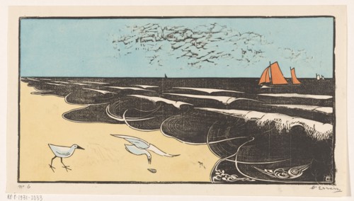 Sea near Bergen, c.1925. Creator: Bernard Essers.