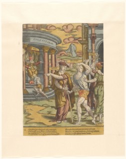 The expulsion of the prodigal son, c.1540-c.1550. Creator: Cornelis Anthonisz.
