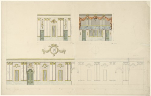 Decoration...on the occasion of the inauguration of King William I, April 1814, (1814-1835).  Creator: François Joseph Pfeiffer.
