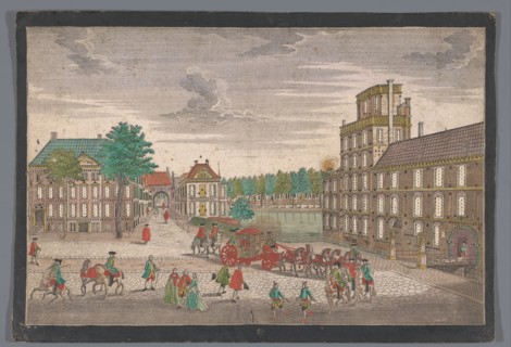 View of the Buitenhof in The Hague, 1742-1801. Creator: Johann Friedrich Leizelt.