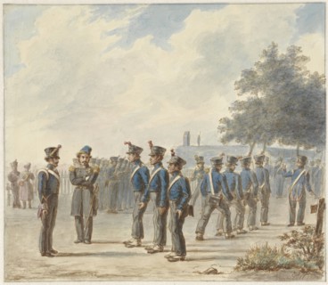 Rural militia, 1830, (1834).  Creator: Gerret Jasink van de Poll.