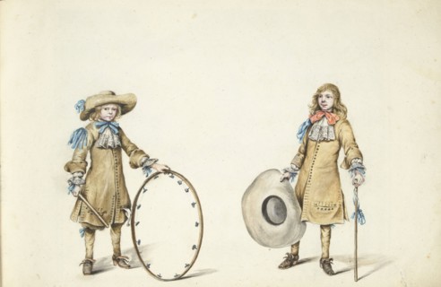 Gerrit and Cornelis Schellinger as children, c.1675-c.1685. Creator: Gesina ter Borch.