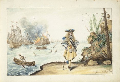 Moses on the coast near Harwich, in or after 1667-in or before c.1687. Creator: Gesina ter Borch.