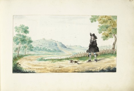 Gentleman on a country road, 1661.  Creator: Gesina ter Borch.