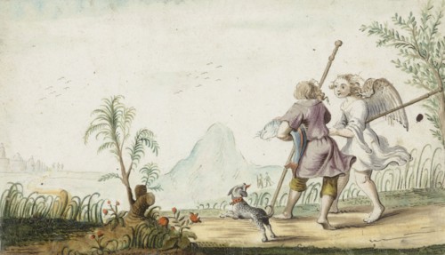 Tobias and the angel, 1655. Creator: Gesina ter Borch.