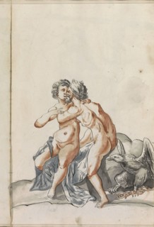 Hercules and Deïanira, 1696. Creator: Hendrick van Beaumont.