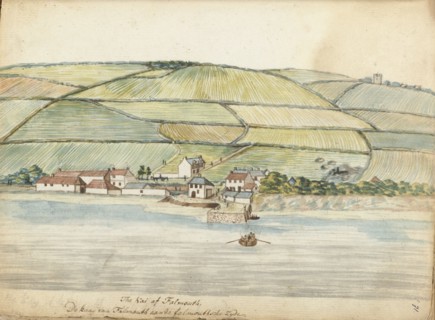 Falmouth quay, 1778. Creator: Jan Brandes.