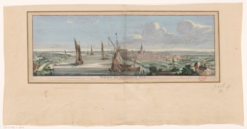 View of Nijmegen from the West, 1738. Creator: Jan de Ruyter.