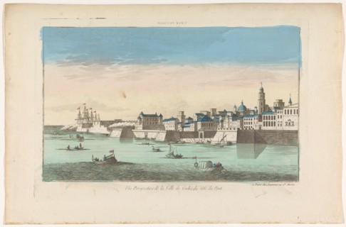 View of the city of Cádiz, 1745-1775. Creator: Anon.