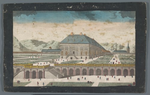 View of Zarzuela Palace near the city of Madrid, 1745-1775. Creator: Anon.