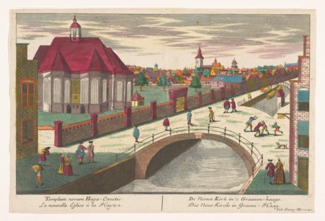 View of the Nieuwe Kerk in The Hague, 1704-1762. Creator: Unknown.