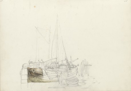 Sailing boat, 1797-1838.  Creator: Johannes Christiaan Schotel.