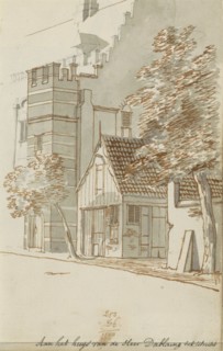 House of Mr. D'Ablaing at the Bisschopshof in Utrecht, c.1783-c.1797. Creator: Johannes Huibert Prins.