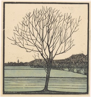 Bare tree, 1919. Creator: Julie de Graag.