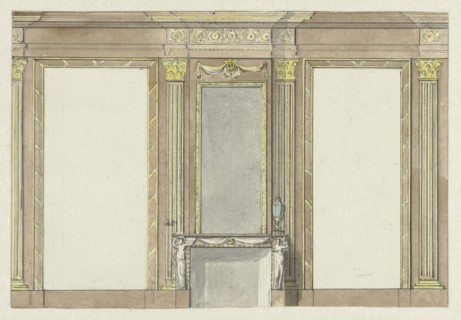 Design for wall painting, c.1752-c.1819. Creator: Juriaan Andriessen.