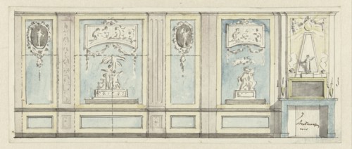 Design for a room wall, c.1752-c.1819. Creator: Juriaan Andriessen.