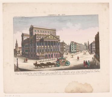 View of Mansion House in London, 1755-1779. Creator: Balthasar Friedrich Leizelt.