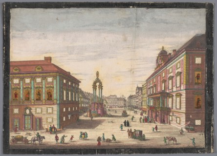 View of the Hoher Markt in Vienna, 1755-1779. Creator: Johann Sigrist.
